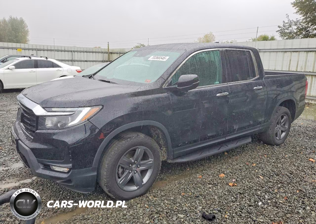 2022 Honda Ridgeline Rtl VIN:5FPYK3F76NB019476 - 1