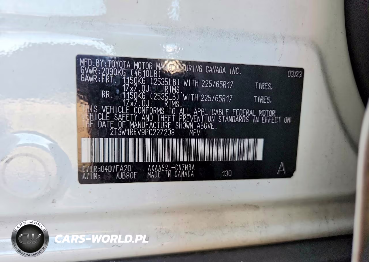 2023 Toyota Rav4 Xle VIN:2T3W1RFV9PC227208 - 13