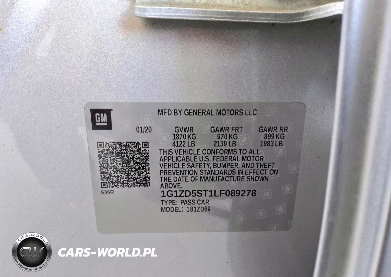 2020 Chevrolet Malibu Lt VIN:1G1ZD5ST1LF089278 - 12