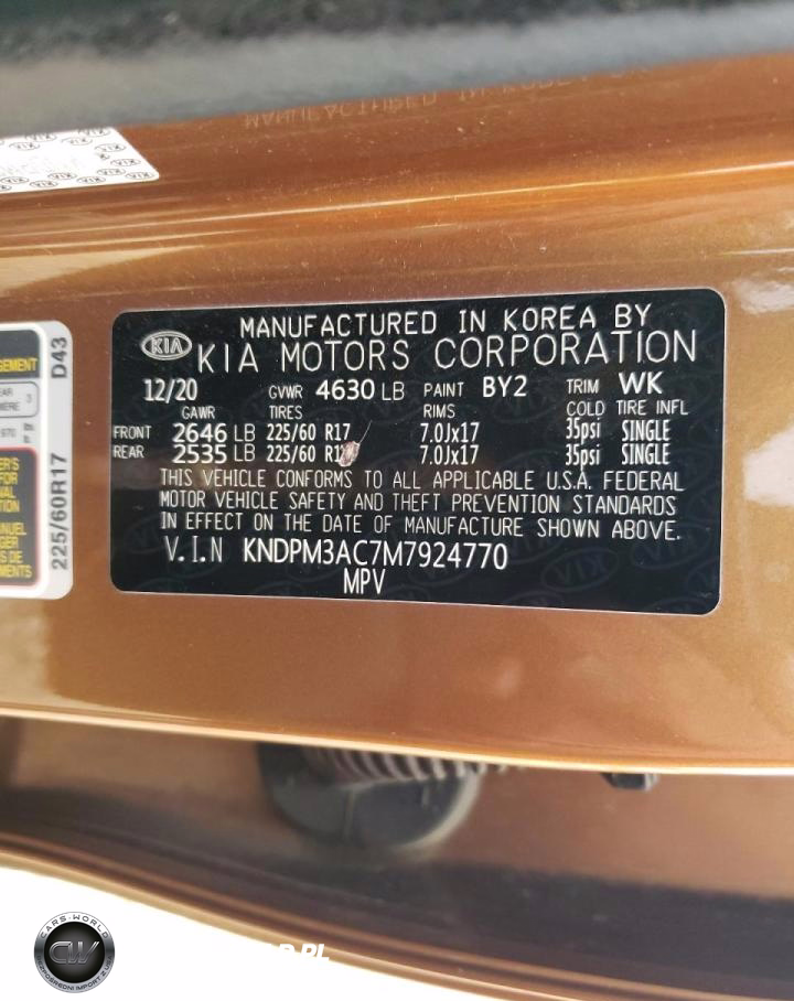 2021 Kia Sportage Lx VIN:KNDPM3AC7M7924770 - 13