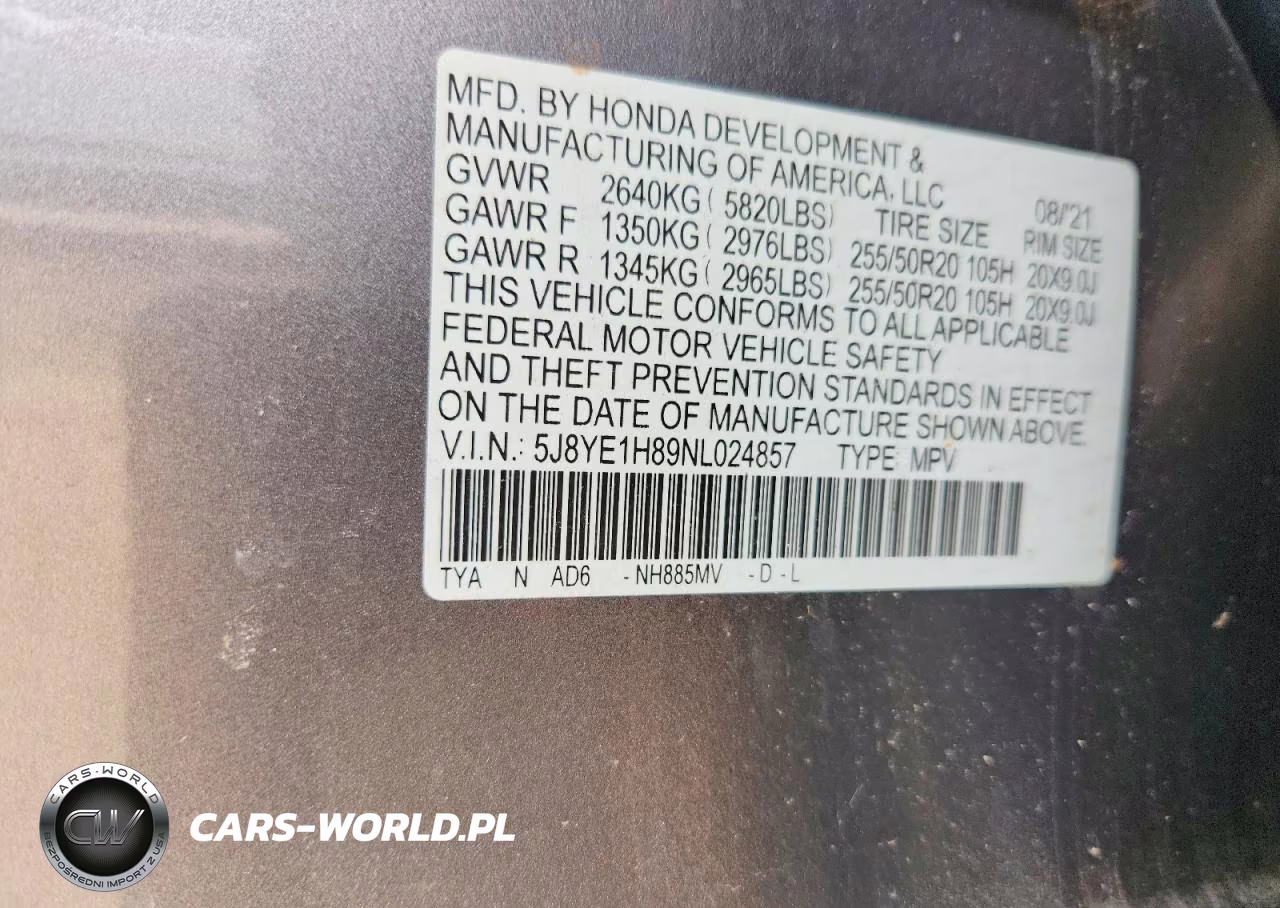 2022 Acura Mdx Advance VIN:5J8YE1H89NL024857 - 13