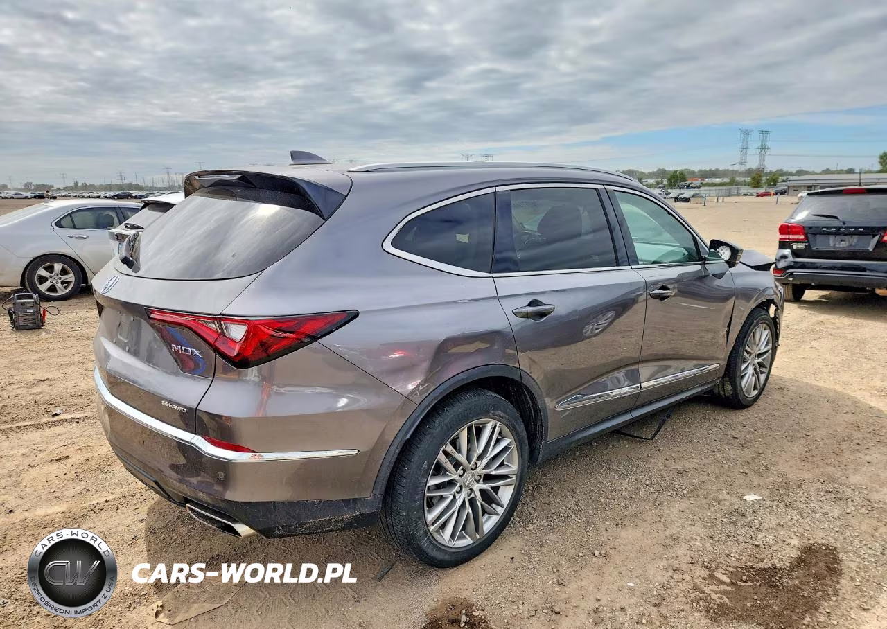2022 Acura Mdx Advance VIN:5J8YE1H89NL024857 - 3