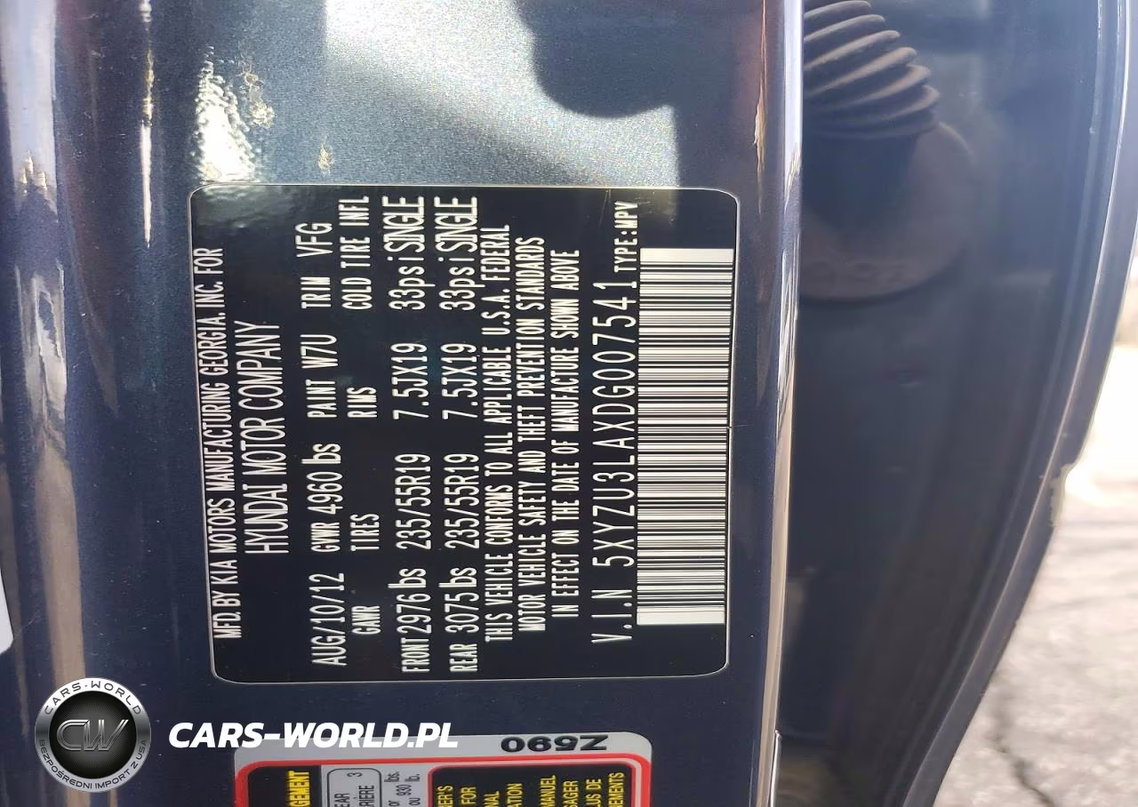 2013 Hyundai Santa Fe Sport 2.0T VIN:5XYZU3LAXDG007541 - 13