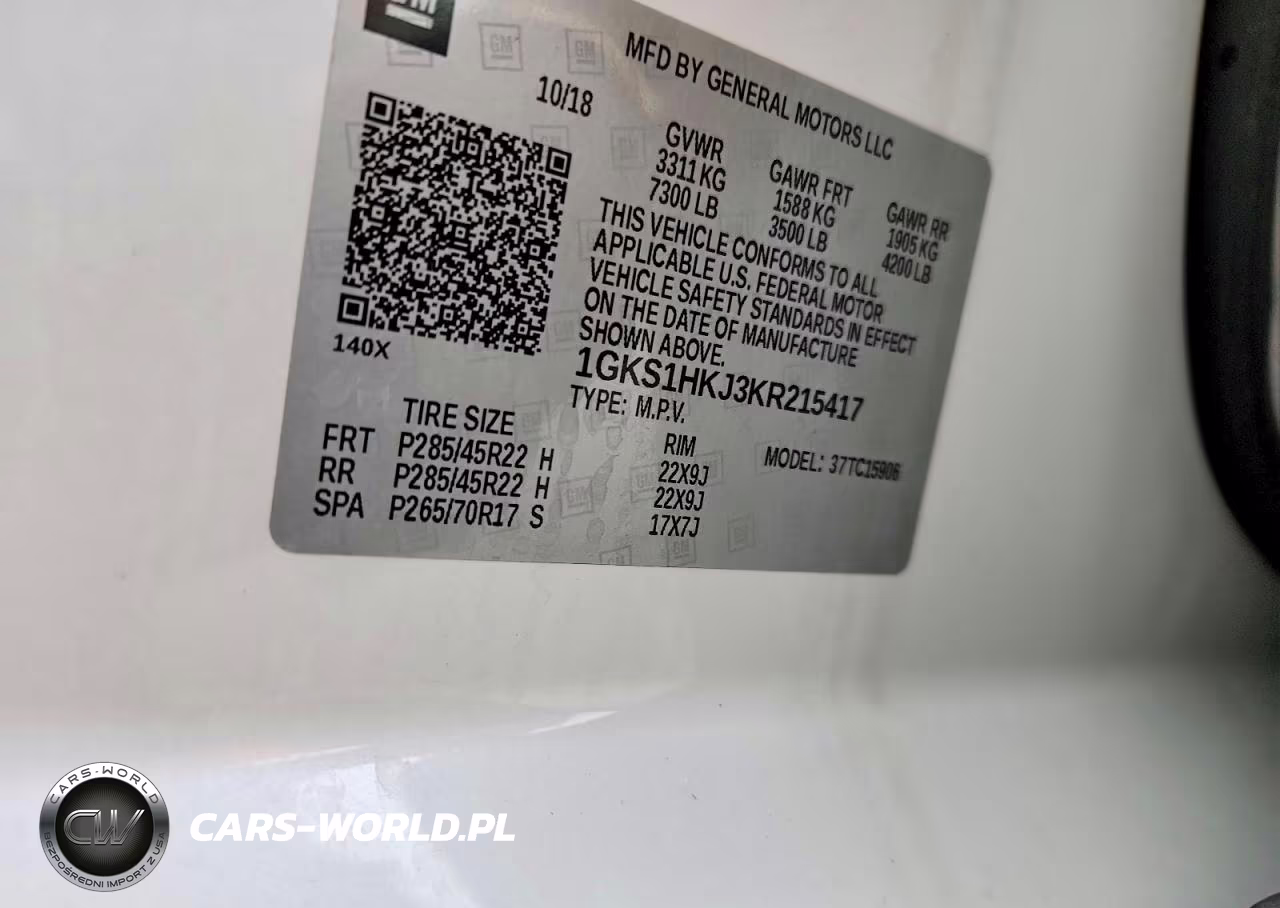 2019 GMC Yukon Xl Denali VIN:1GKS1HKJ3KR215417 - 13