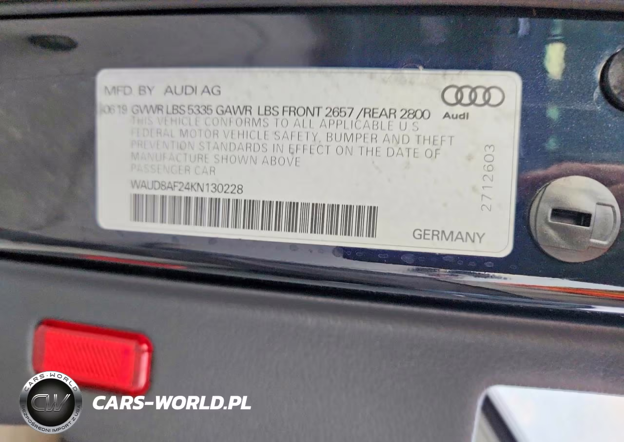 2019 Audi A6 Premium VIN:WAUD8AF24KN130228 - 12