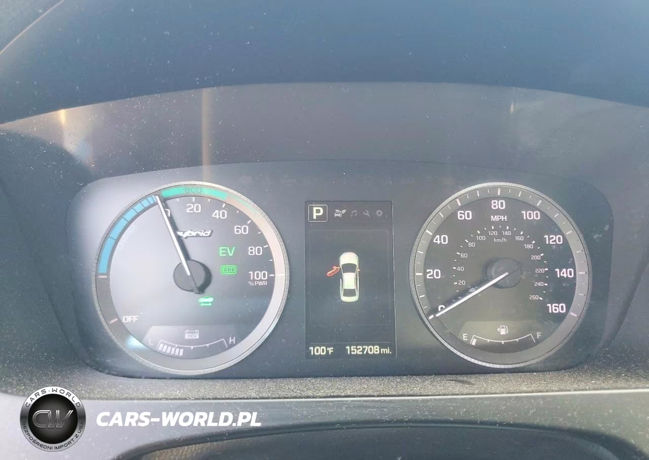 2016 Hyundai Sonata Hybrid Se VIN:KMHE24L1XGA012295 - 9