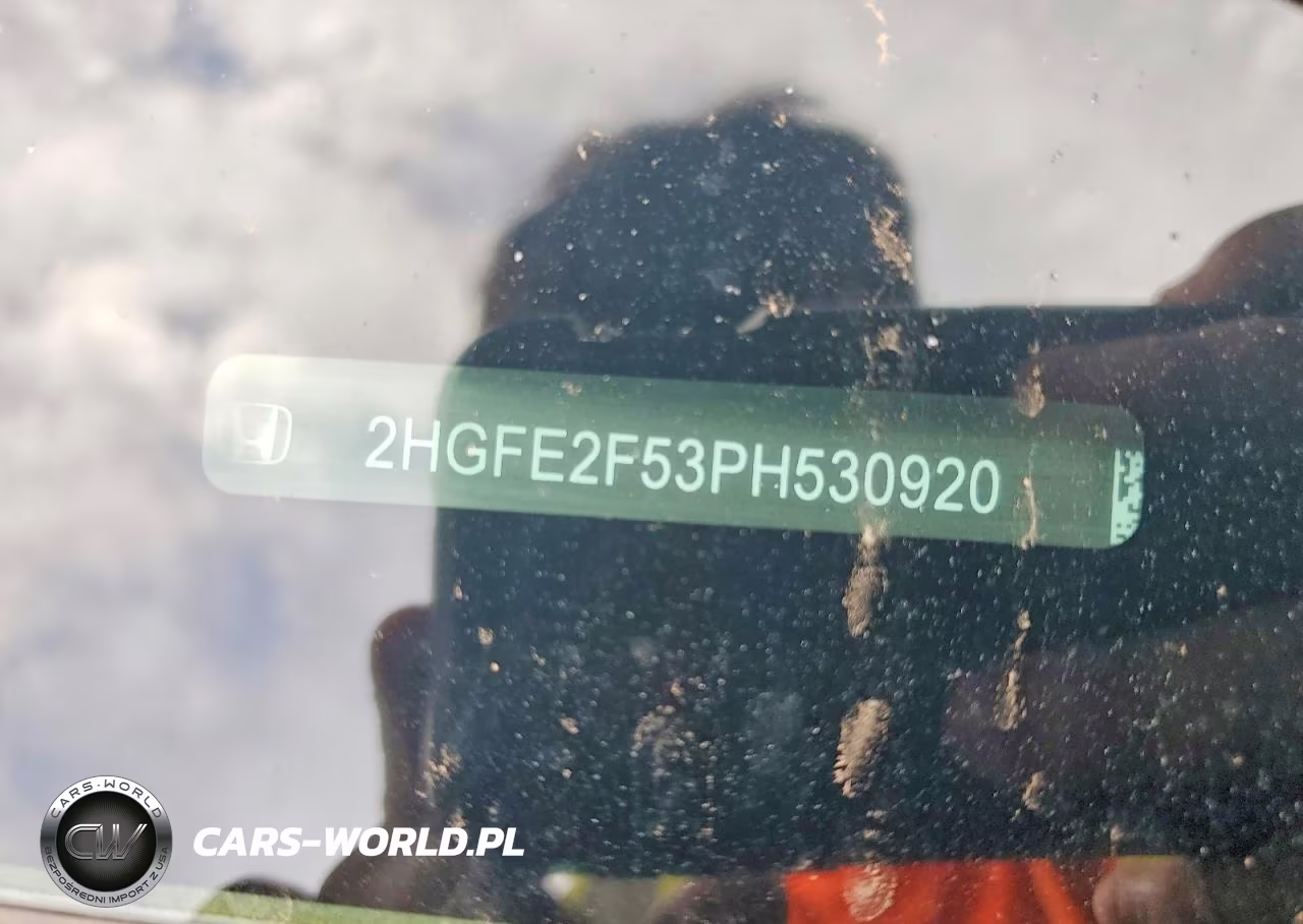 2023 Honda Civic Sport VIN:2HGFE2F53PH530920 - 12