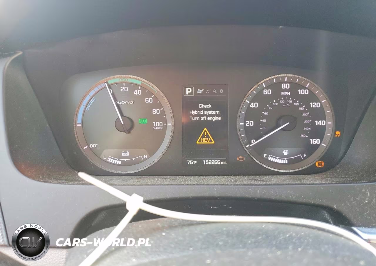 2016 Hyundai Sonata Hybrid Se VIN:KMHE24L15GA030011 - 9