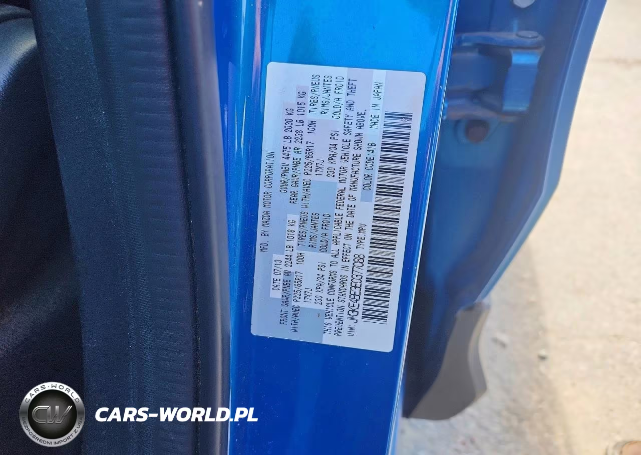 2014 Mazda Cx-5 Sport VIN:JM3KE4BE3E0377088 - 13