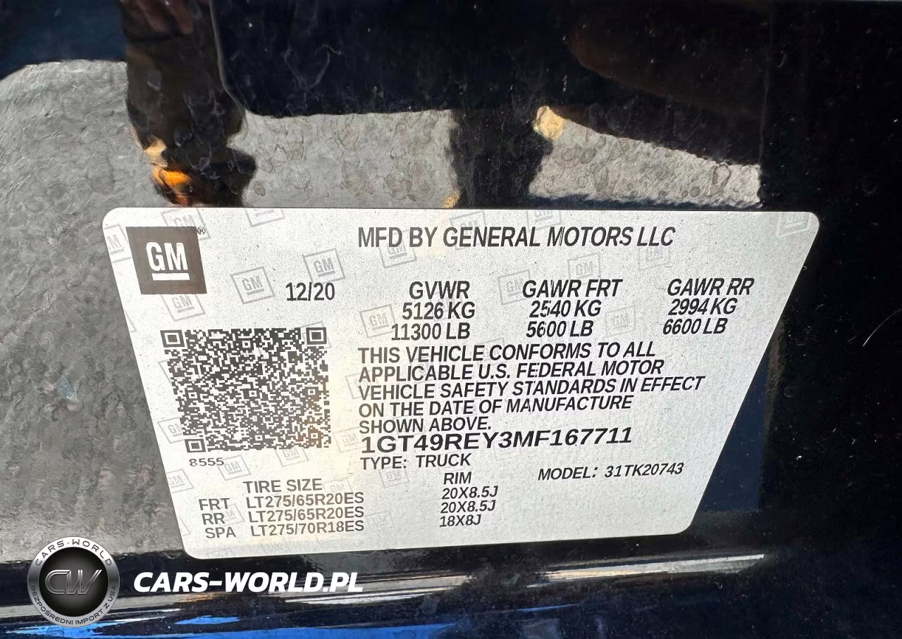 2021 GMC Sierra K2500 Denali VIN:1GT49REY3MF167711 - 10