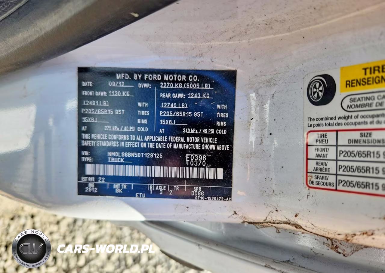 2013 Ford Transit Connect Xlt VIN:NM0LS6BN5DT128125 - 12