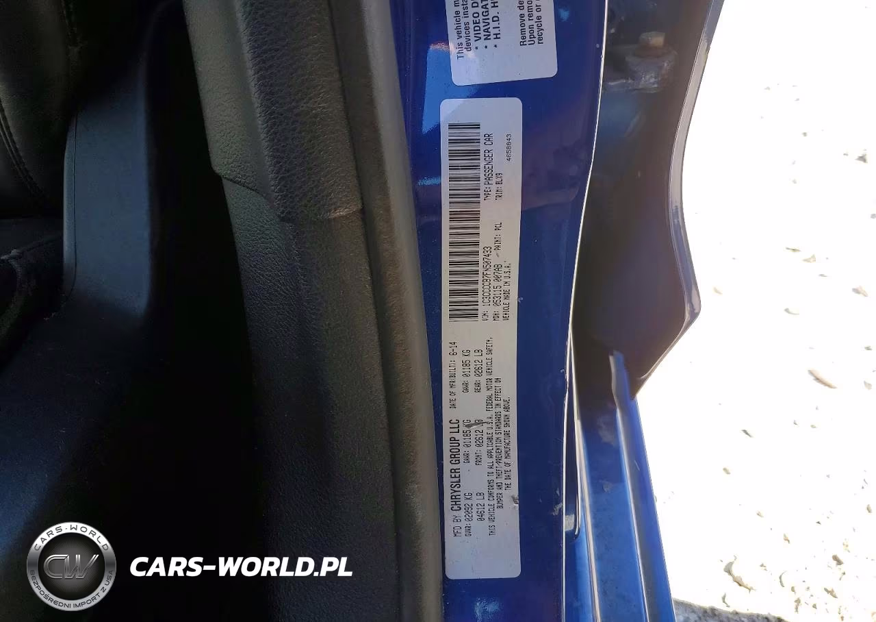 2015 Chrysler 200 C VIN:1C3CCCCB7FN507433 - 13