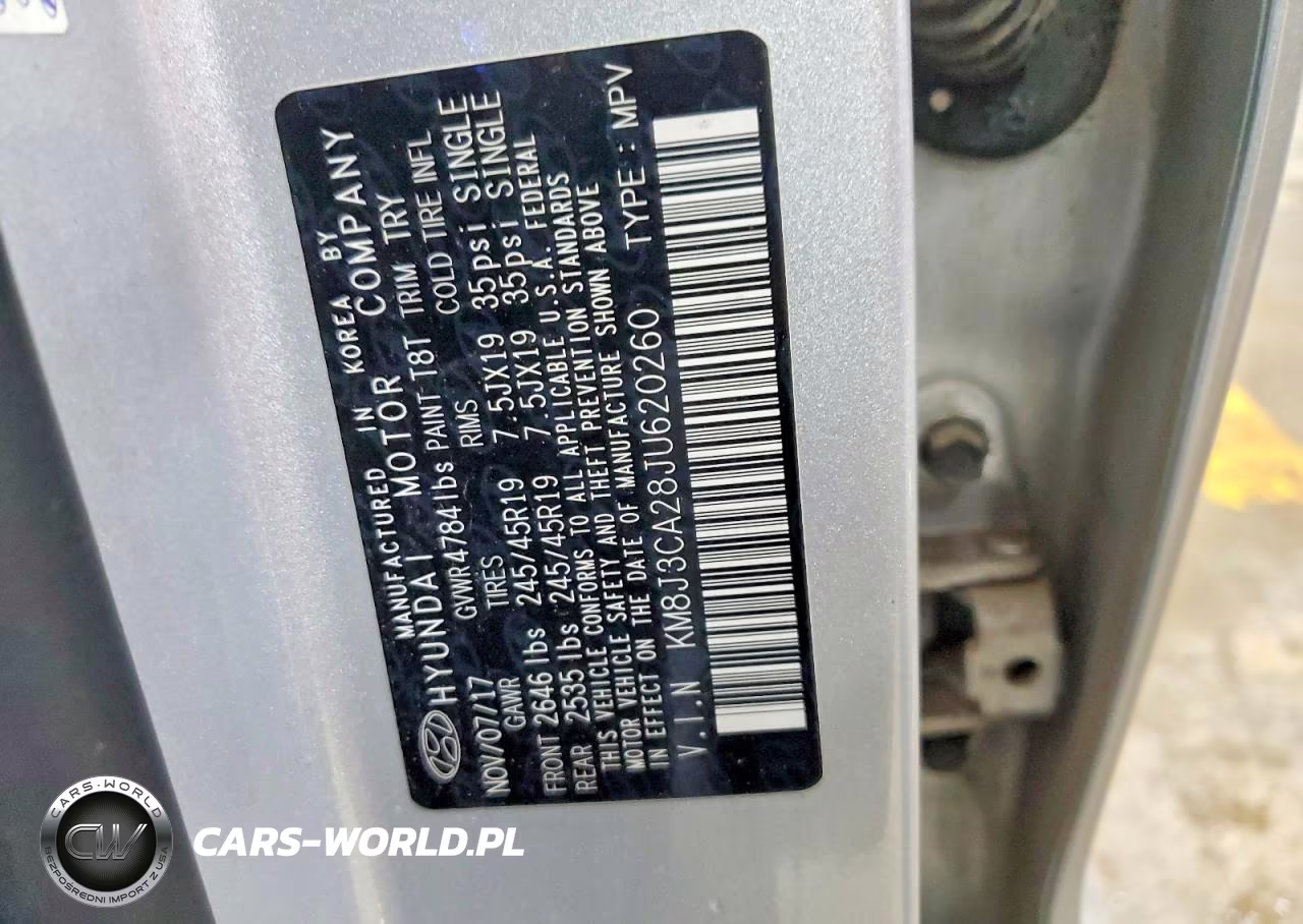 2018 Hyundai Tucson Limited VIN:KM8J3CA28JU620260 - 13