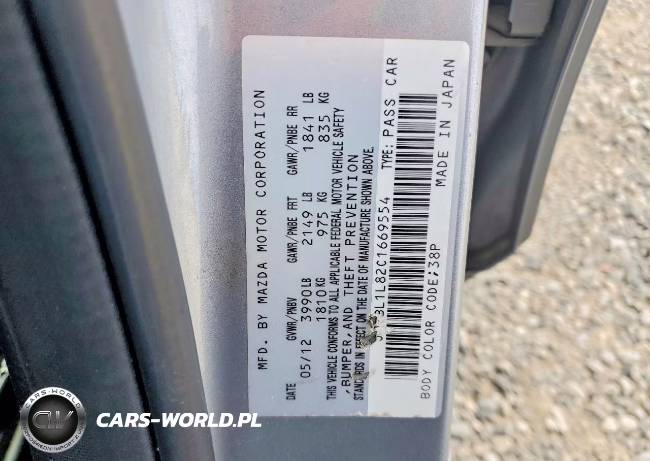 2012 Mazda Mazda3 Touring VIN:JM1BL1L82C1669554 - 12