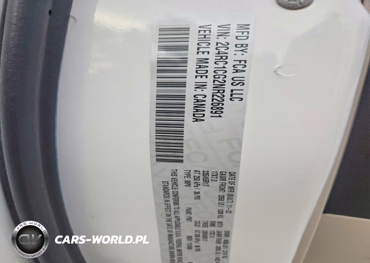 2022 Chrysler Voyager Lx VIN:2C4RC1CG2NR226891 - 13