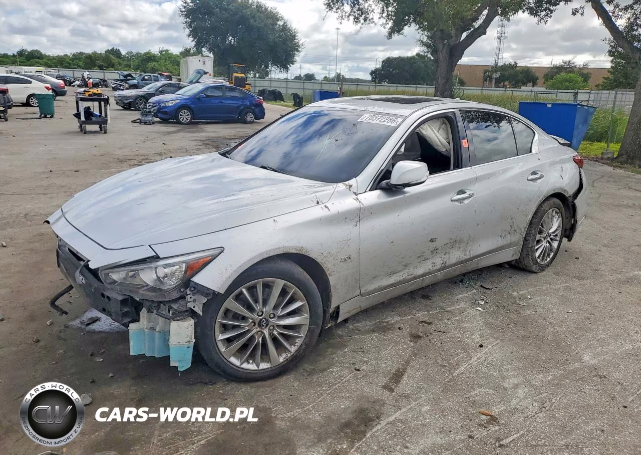 2018 Infiniti Q50 3.0T Luxe VIN:JN1EV7AP2JM356653 - 1