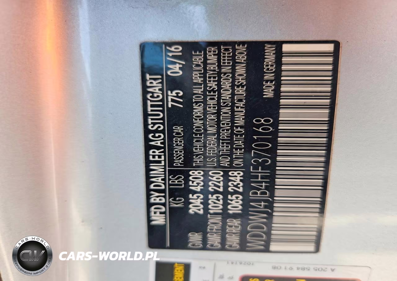 2017 Mercedes-Benz C 300 VIN:WDDWJ4JB4HF370168 - 12