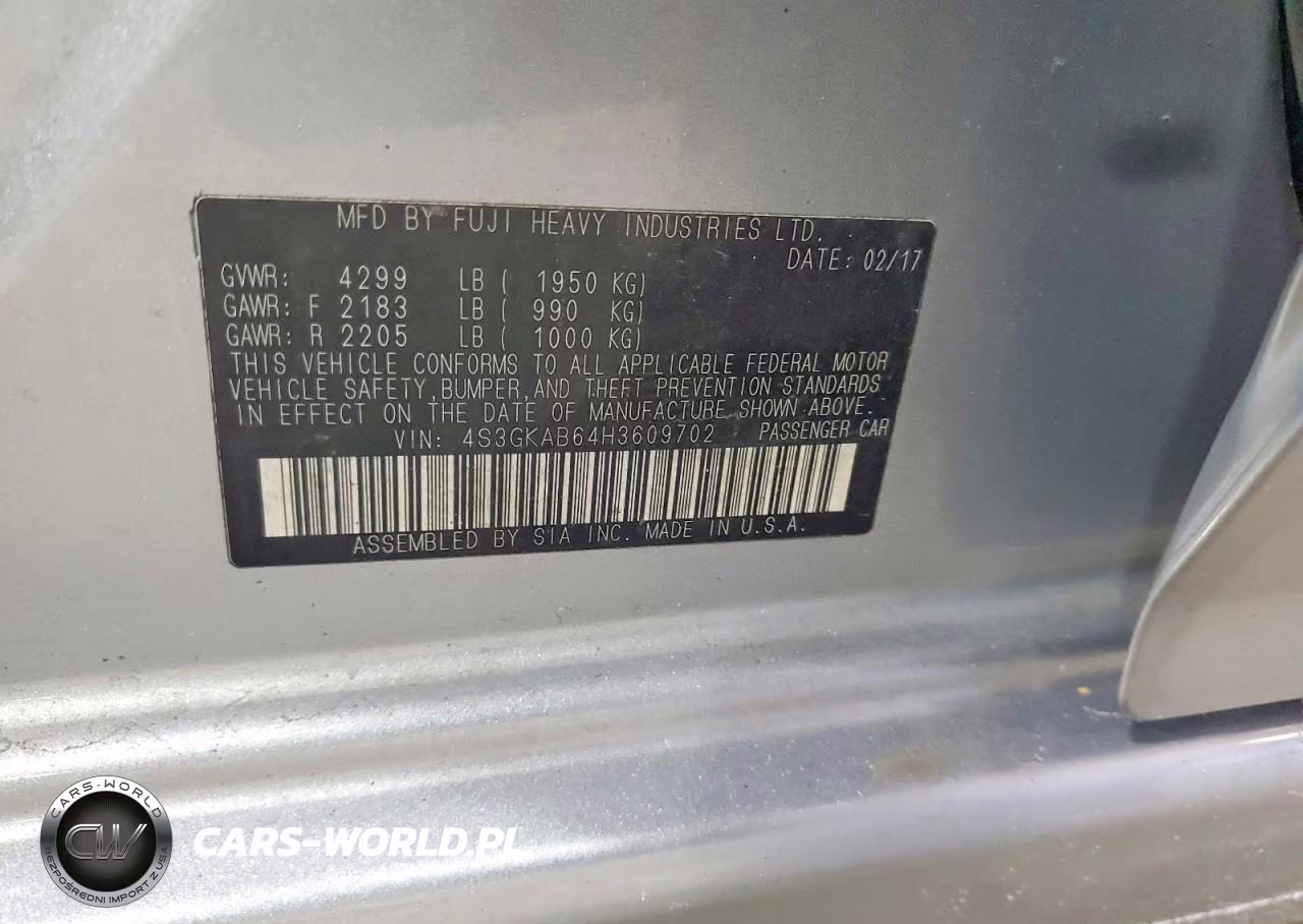 2017 Subaru Impreza Premium VIN:4S3GKAB64H3609702 - 12