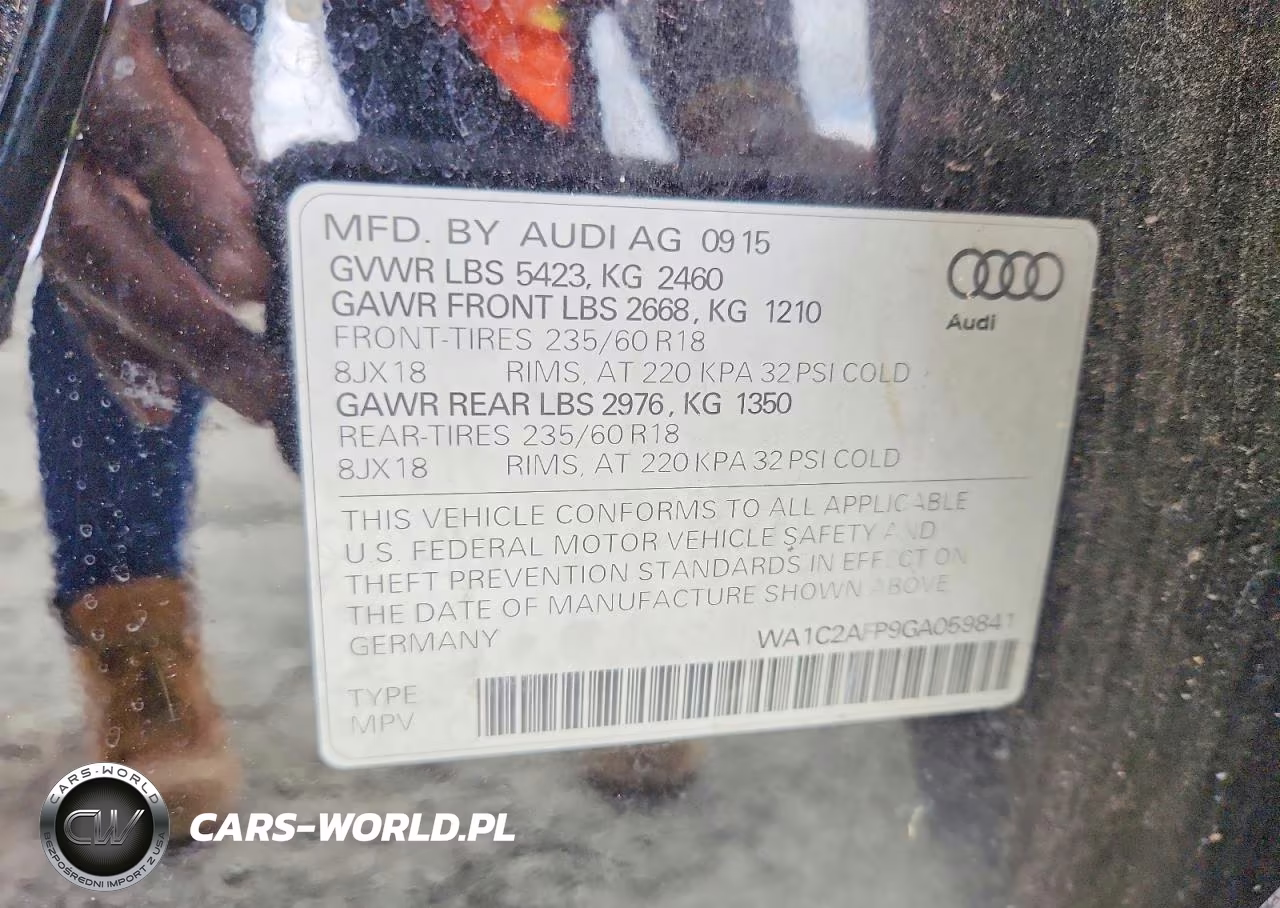 2016 Audi Q5 Premium VIN:WA1C2AFP9GA059841 - 13