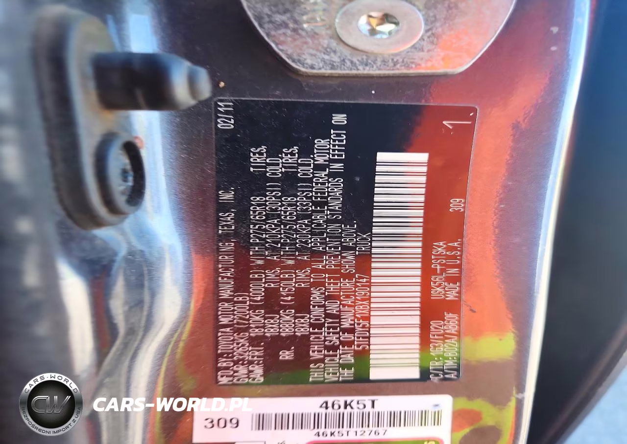 2011 Toyota Tundra Crewmax Sr5 VIN:5TFDY5F1XBX190147 - 12