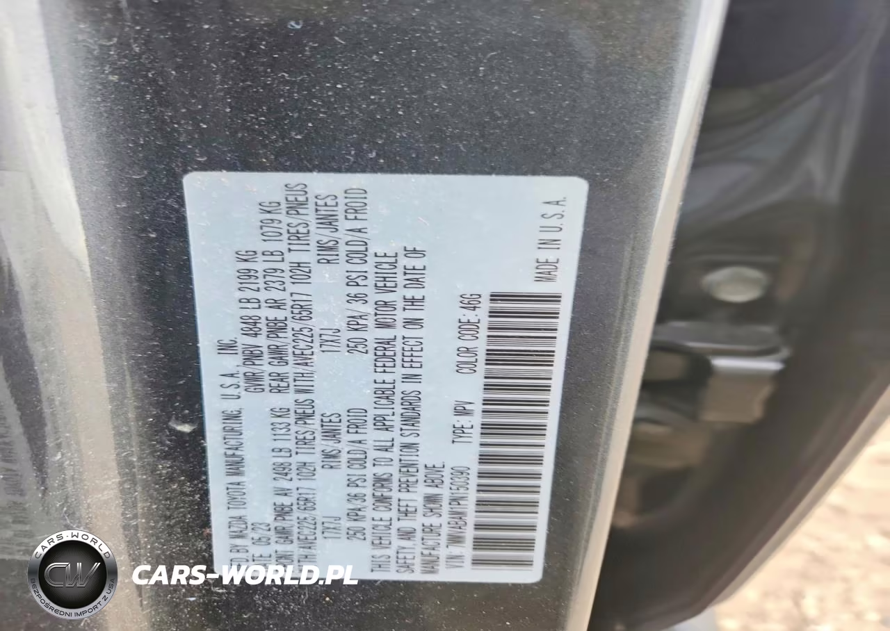 2023 Mazda Cx-50 Select VIN:7MMVABAM1PN150390 - 12