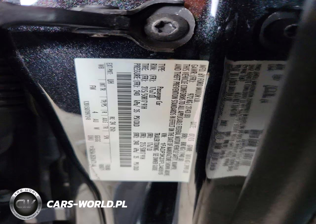 2015 Ford Focus Se VIN:1FADP3K2XFL345515 - 12