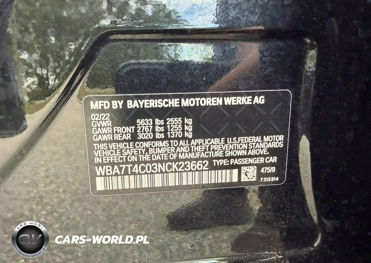 2022 BMW 740 Xi VIN:WBA7T4C03NCK23662 - 10