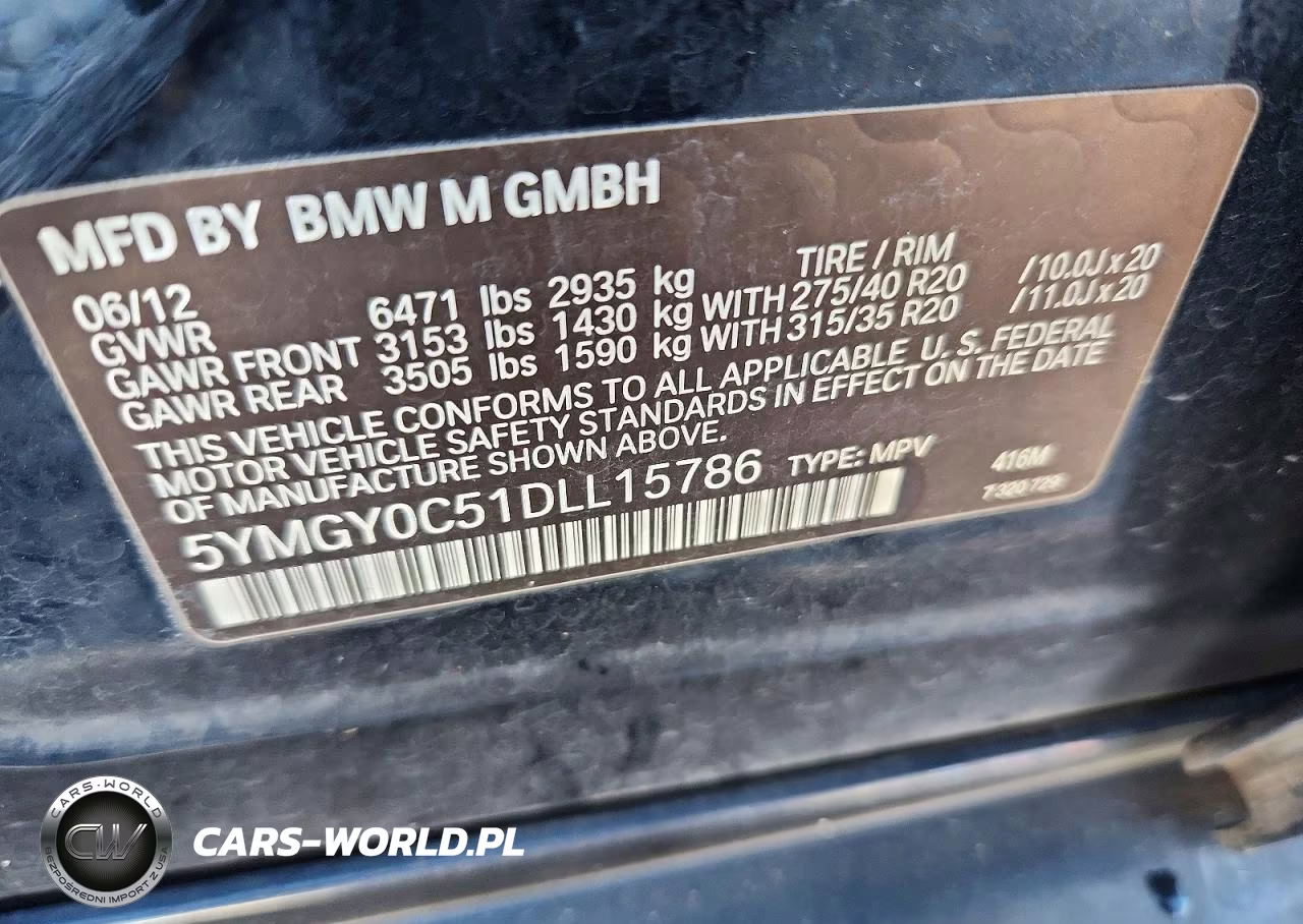 2013 BMW X5 M VIN:5YMGY0C51DLL15786 - 14