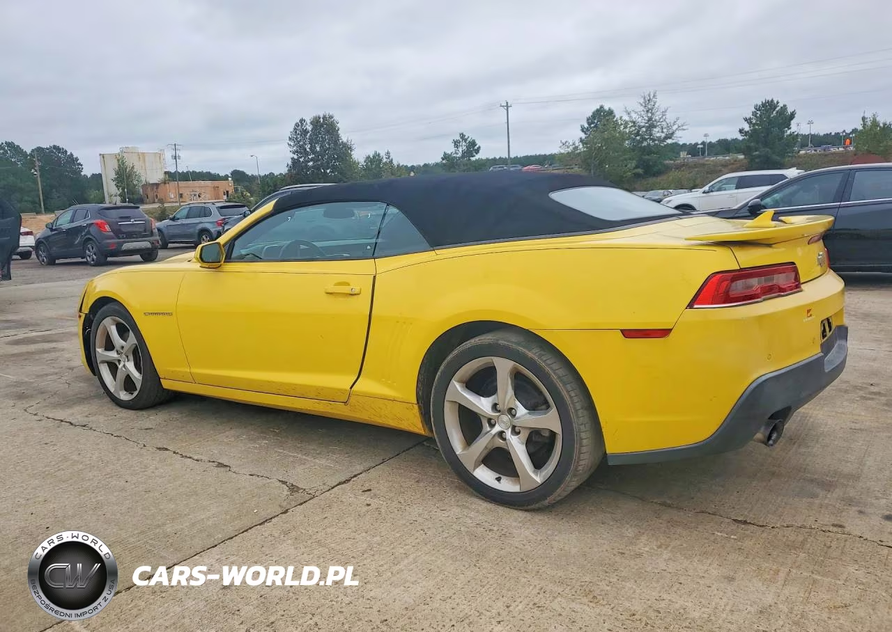 2015 Chevrolet Camaro Lt VIN:2G1FD3D38F9194952 - 2