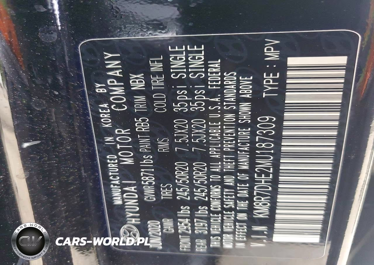 2021 Hyundai Palisade Calligraphy VIN:KM8R7DHE2MU187309 - 12