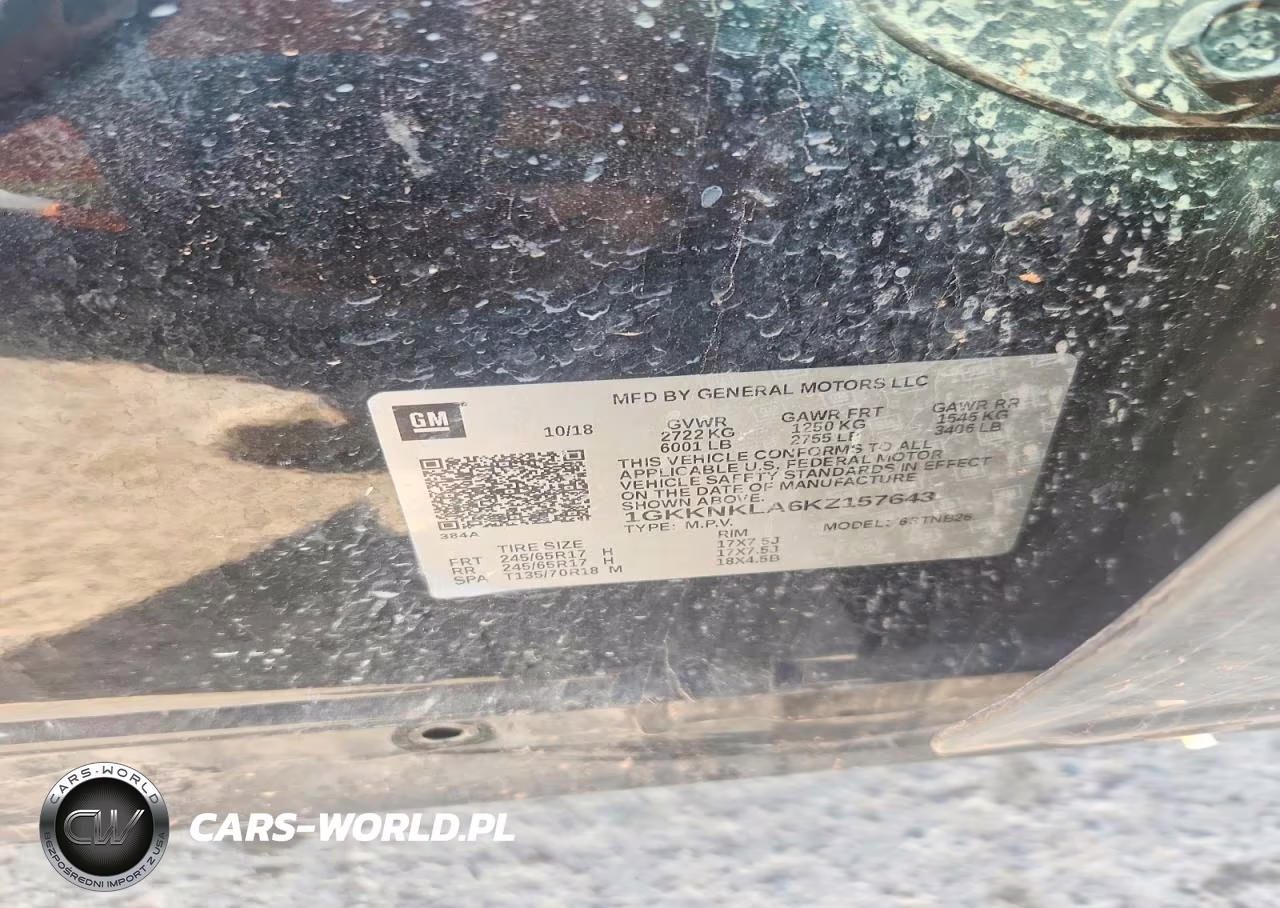 2019 GMC Acadia Sle VIN:1GKKNKLA6KZ157643 - 13