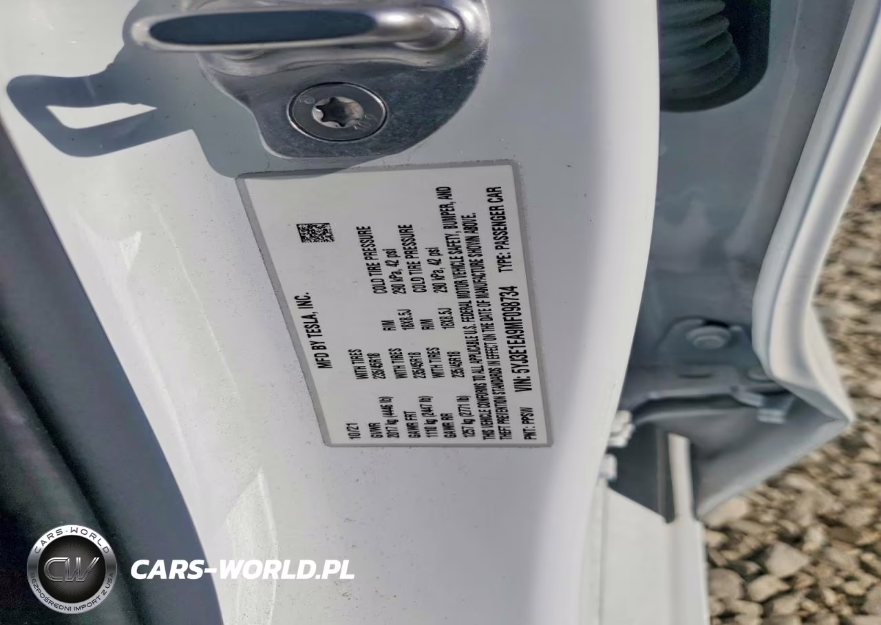 2021 Tesla Model 3 VIN:5YJ3E1EA9MF098734 - 12