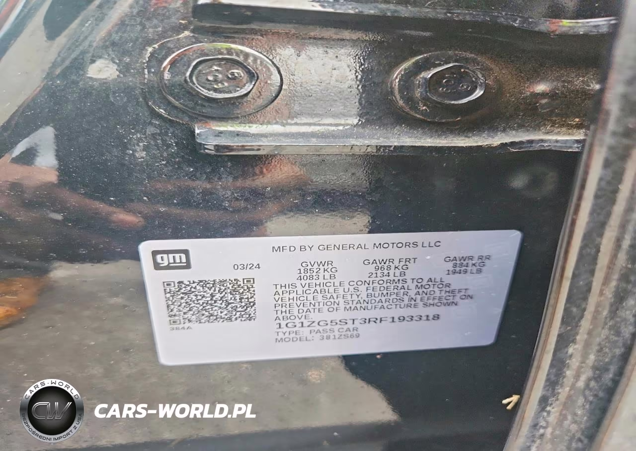 2024 Chevrolet Malibu Rs VIN:1G1ZG5ST3RF193318 - 13