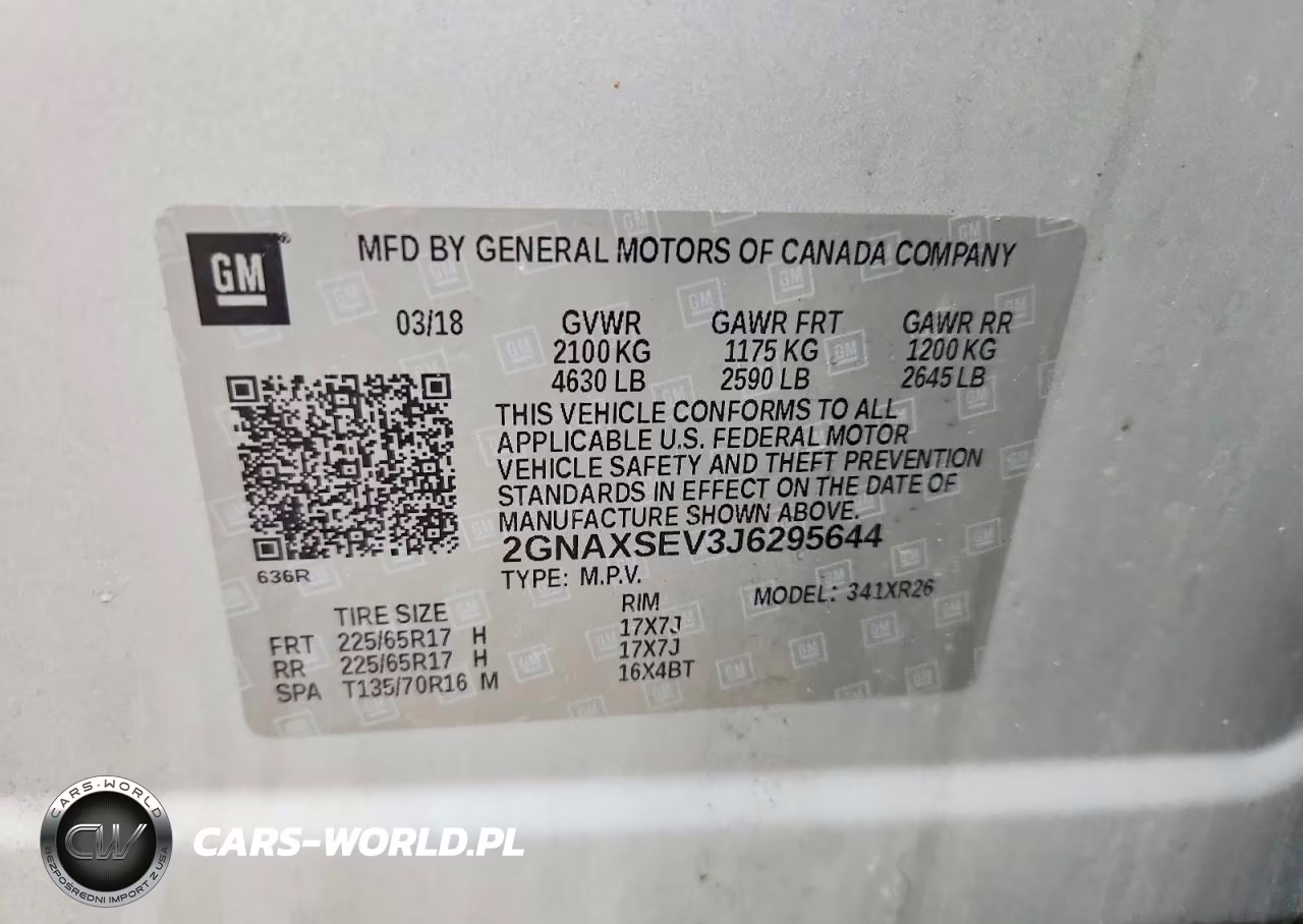 2018 Chevrolet Equinox Lt VIN:2GNAXSEV3J6295644 - 13