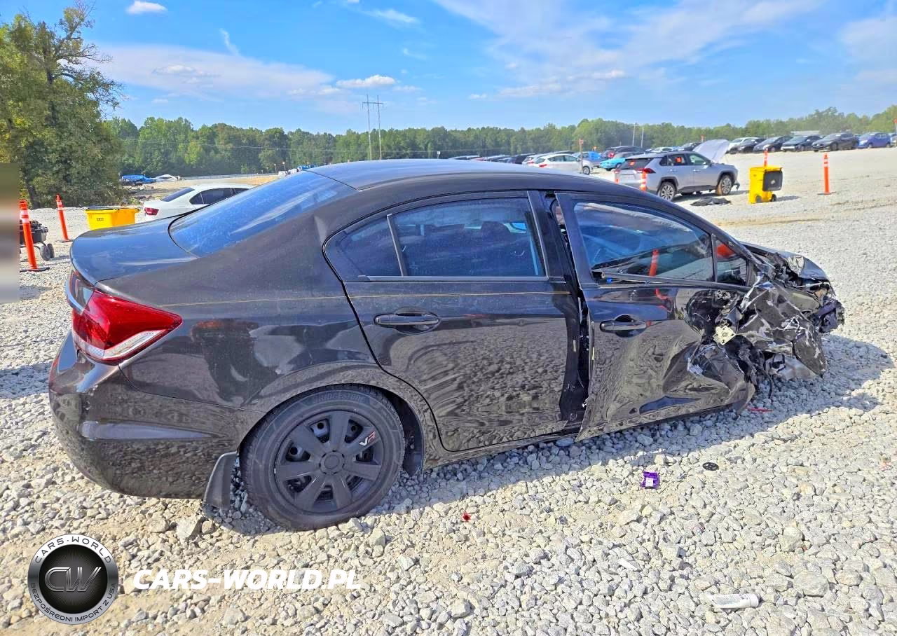 2013 Honda Civic Lx VIN:19XFB2F57DE000822 - 3