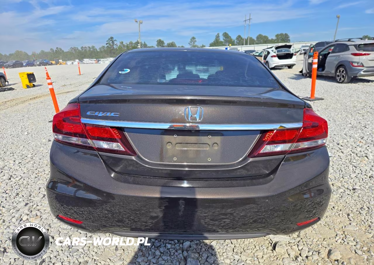 2013 Honda Civic Lx VIN:19XFB2F57DE000822 - 6
