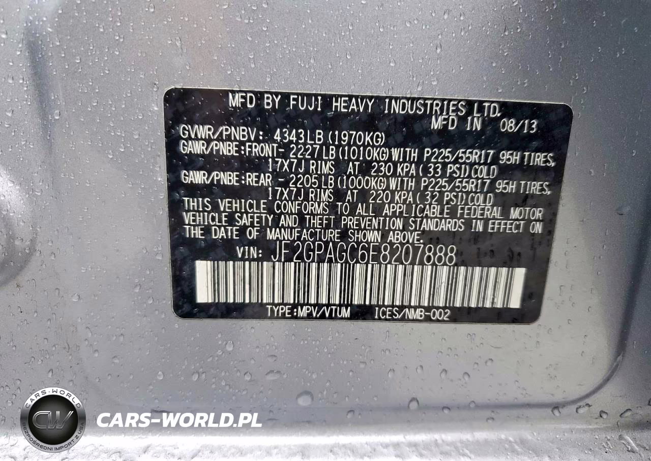 2014 Subaru Xv Crosstrek 2.0 Limited VIN:JF2GPAGC6E8207888 - 14