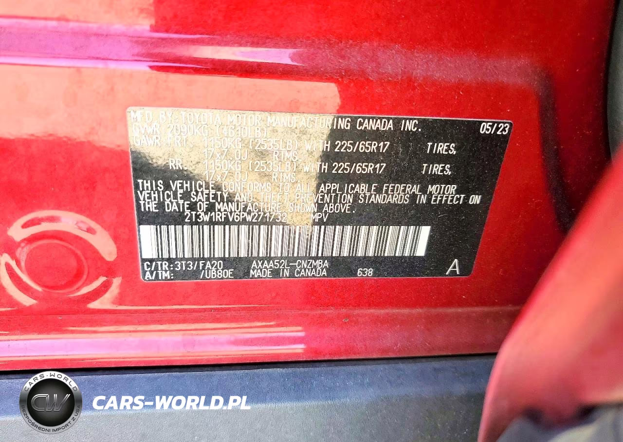 2023 Toyota Rav4 Xle VIN:2T3W1RFV6PW271732 - 14