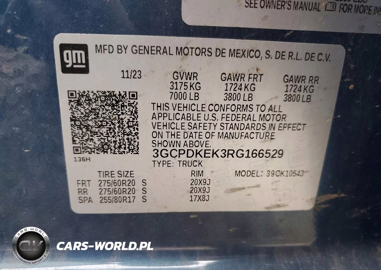 2024 Chevrolet Silverado K1500 Lt-L VIN:3GCPDKEK3RG166529 - 12