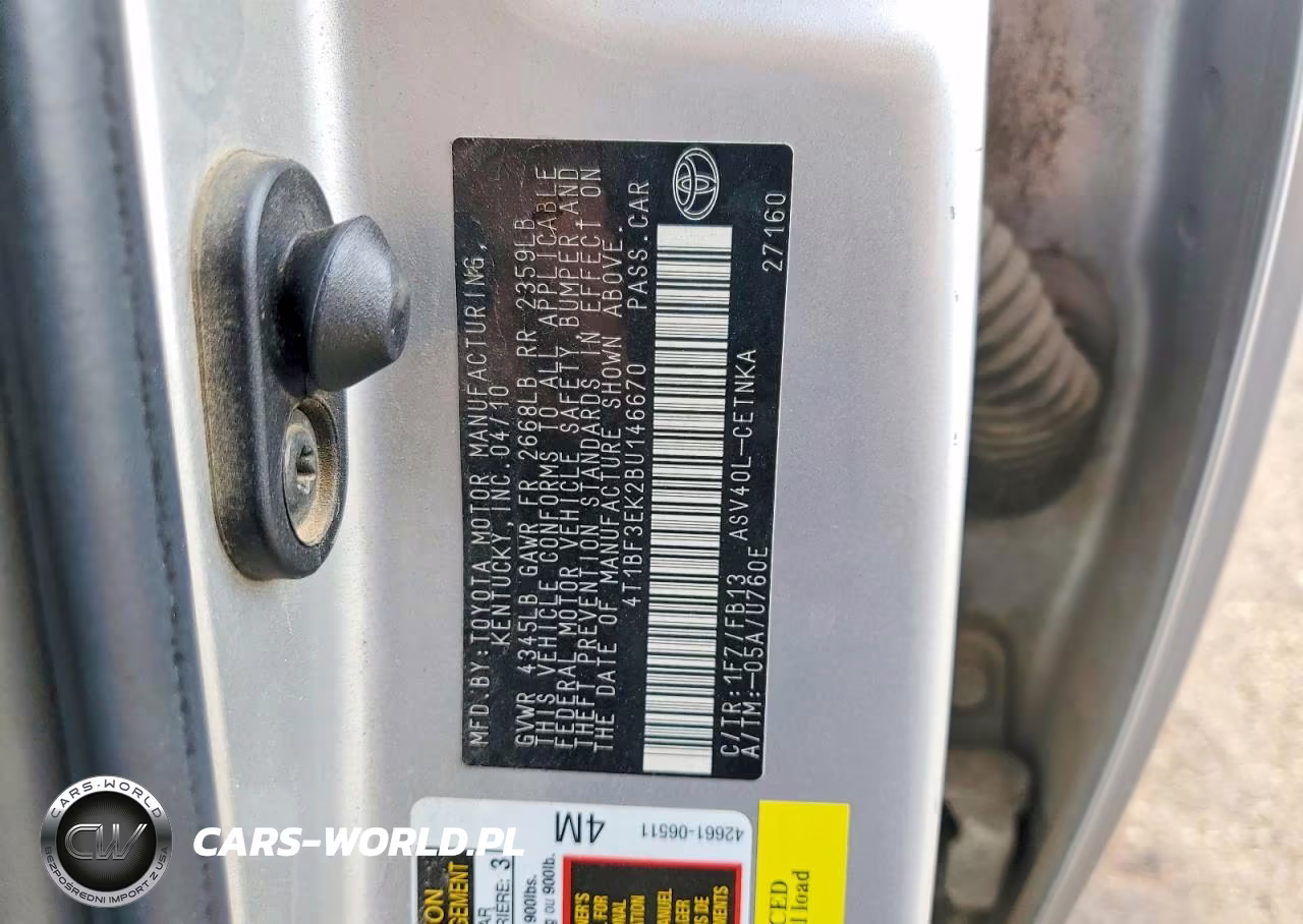 2011 Toyota Camry Le VIN:4T1BF3EK2BU146670 - 13