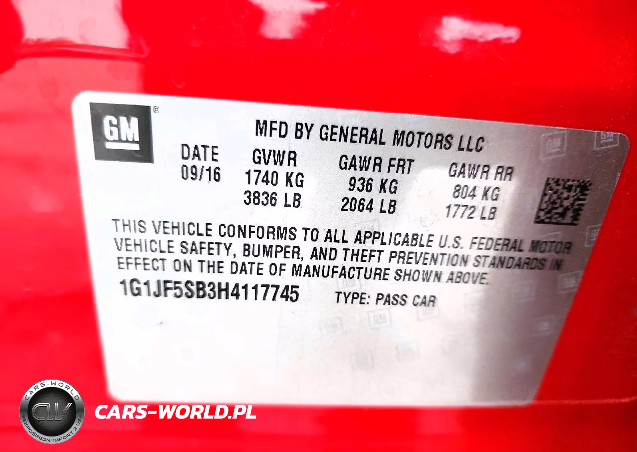 2017 Chevrolet Sonic Premier VIN:1G1JF5SB3H4117745 - 12