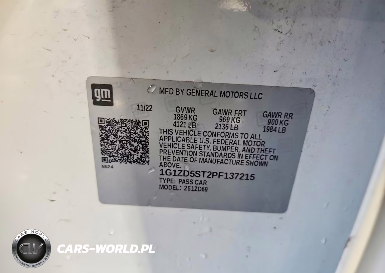 2023 Chevrolet Malibu Lt VIN:1G1ZD5ST2PF137215 - 13