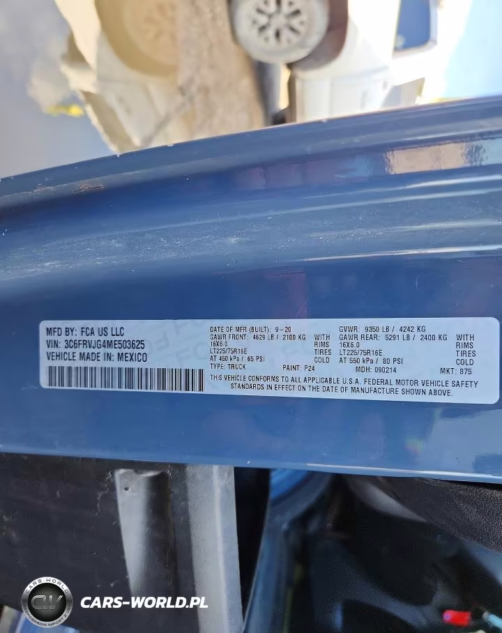 2021 Ram Promaster 3500 3500 High VIN:3C6FRVJG4ME503625 - 13