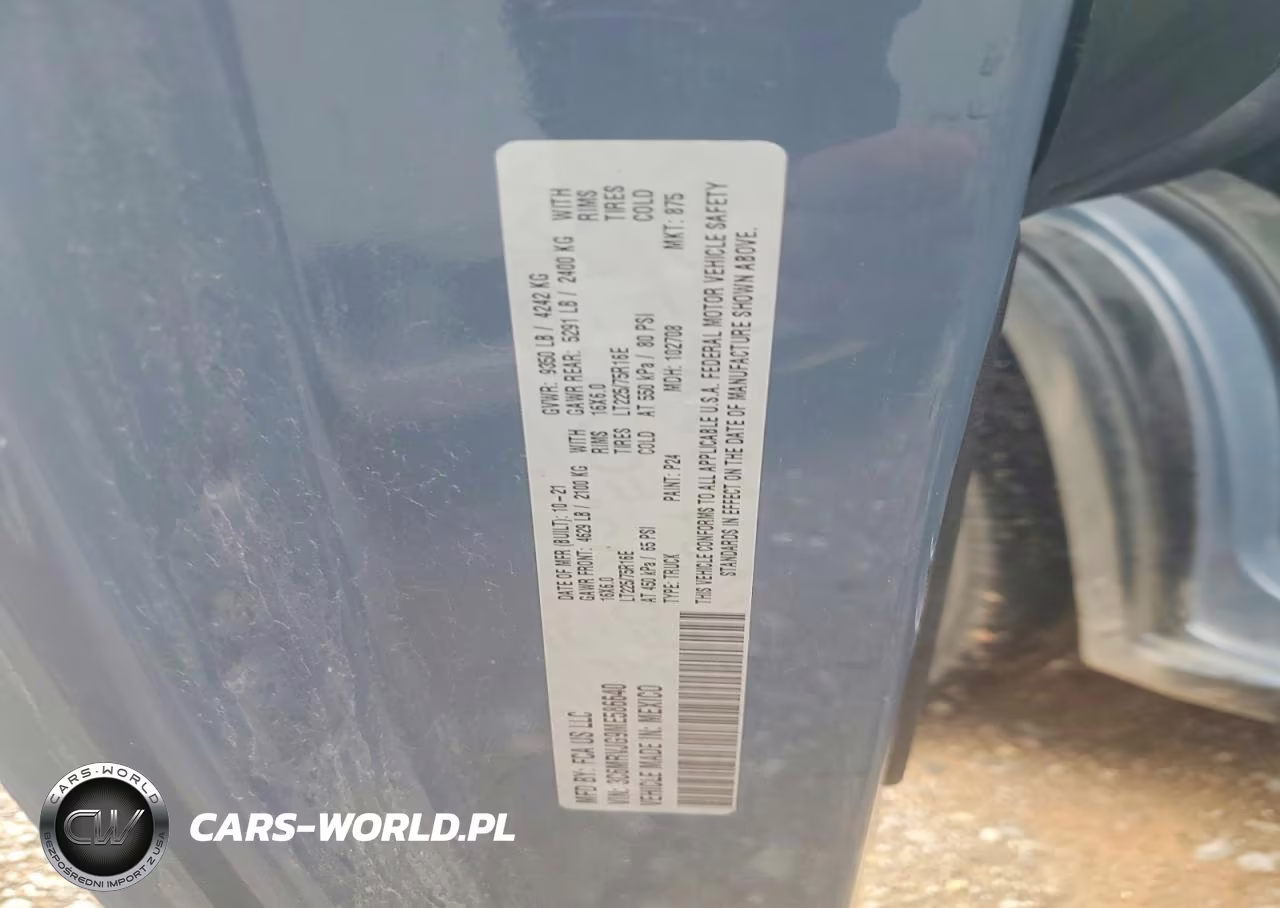 2021 Ram Promaster 3500 Delivery Van VIN:3C6MRVJG9ME586640 - 13