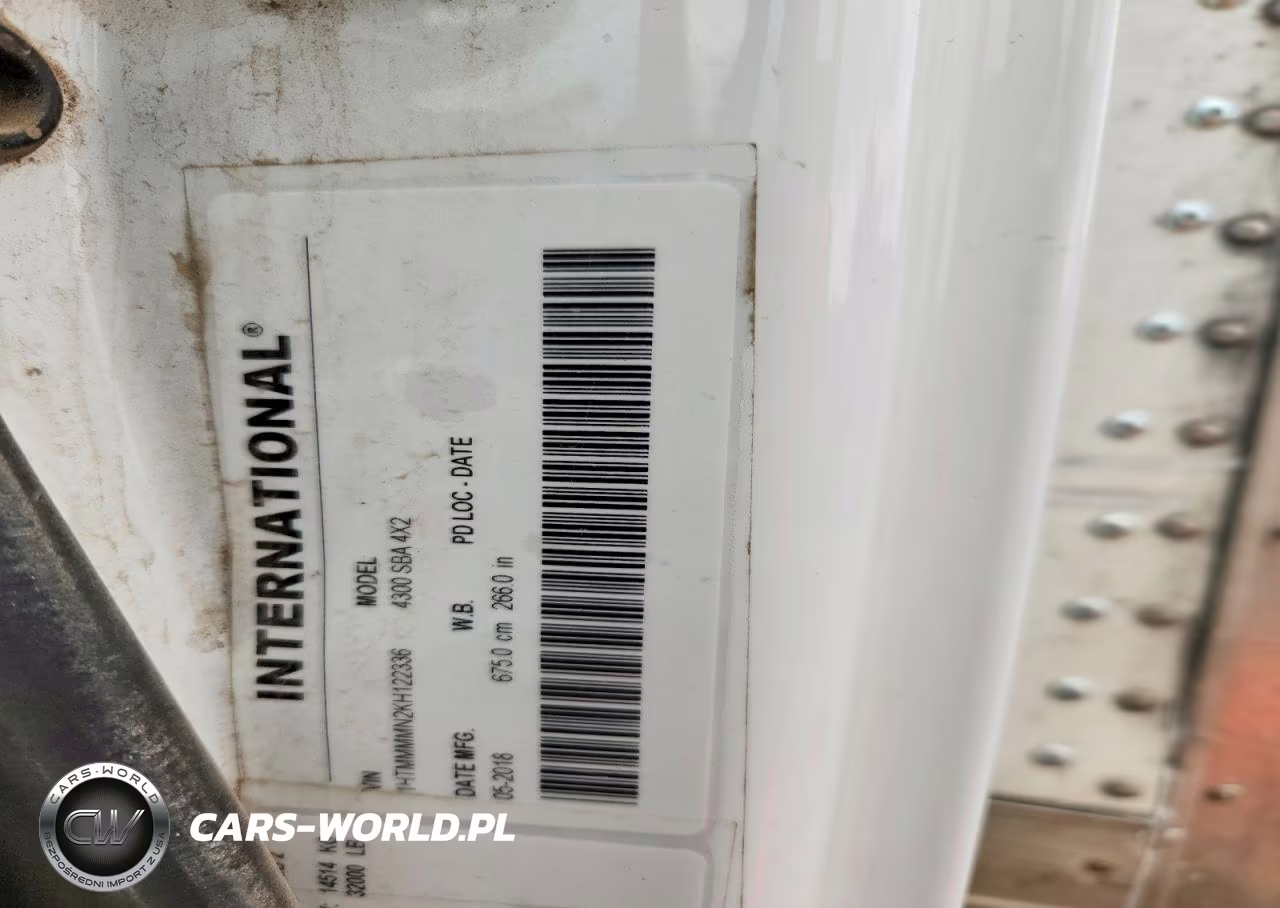 2019 International 4300 Box Truck VIN:1HTMMMMN2KH122336 - 13