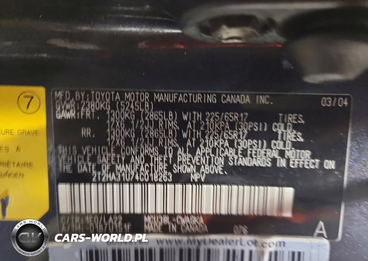 2004 Lexus Rx 330 VIN:2T2HA31U74C018263 - 12
