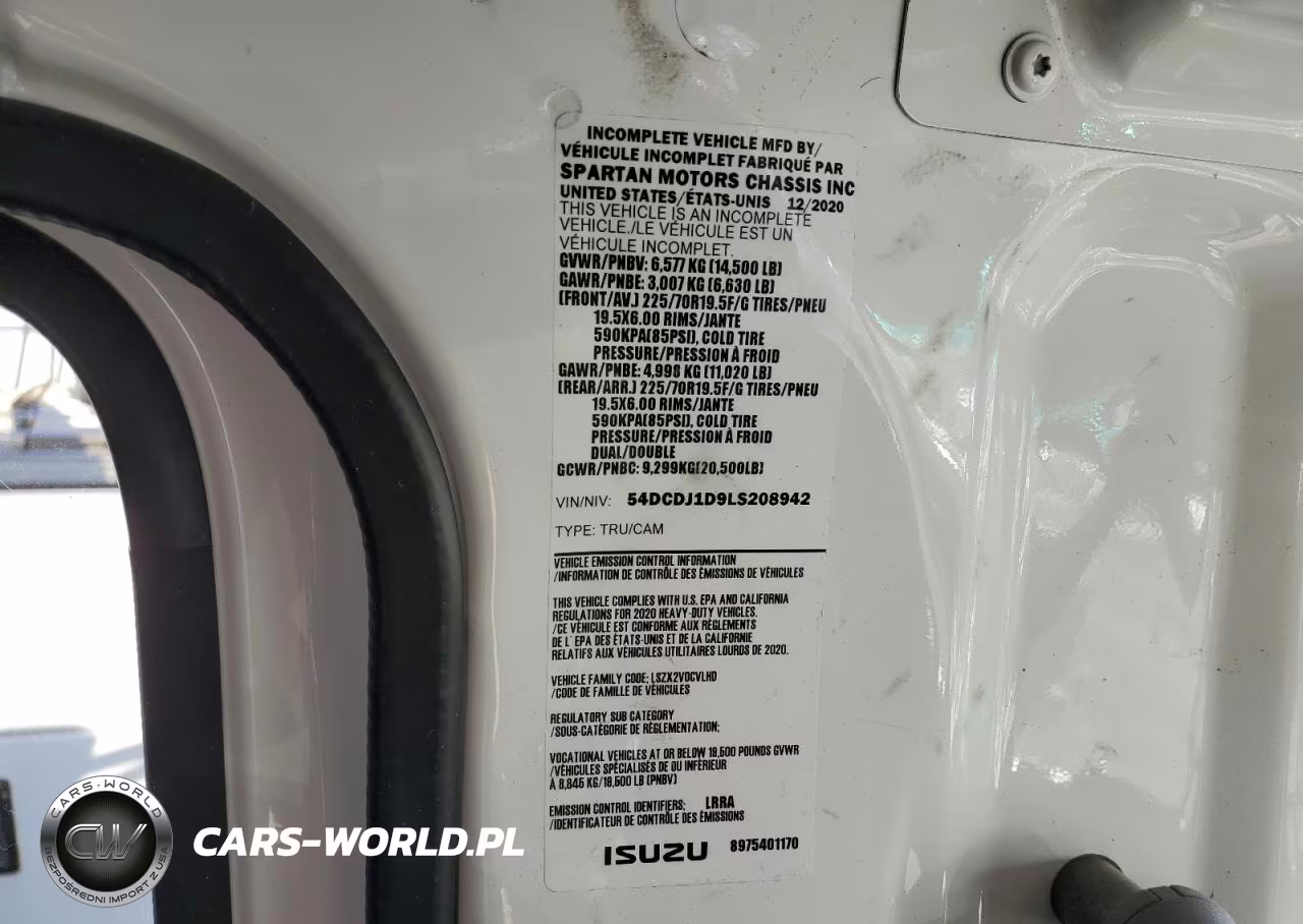 2020 Chevrolet 4500 - Trucks VIN:54DCDJ1D9LS208942 - 10