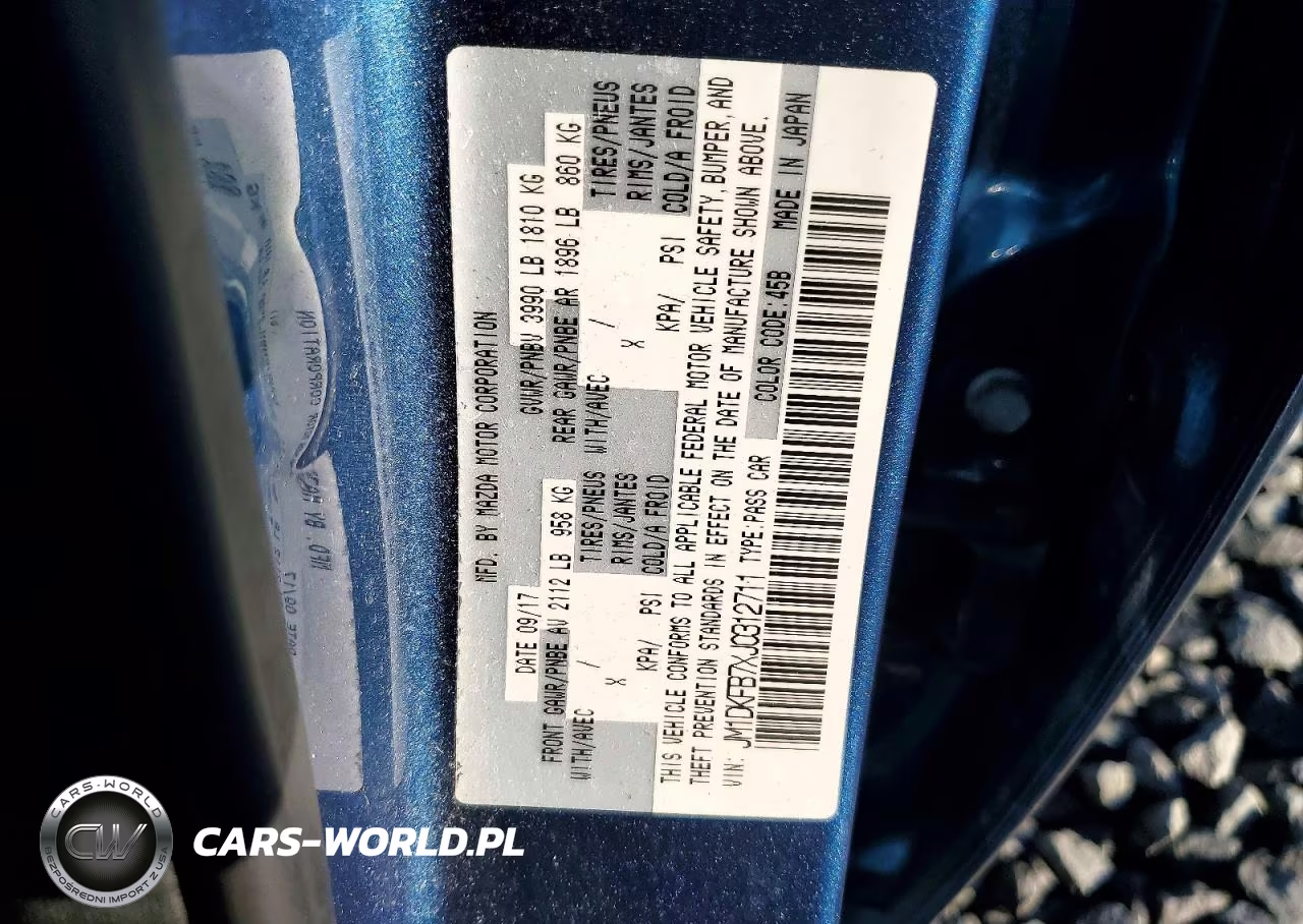 2018 Mazda Cx-3 Sport VIN:JM1DKFB7XJ0312711 - 12