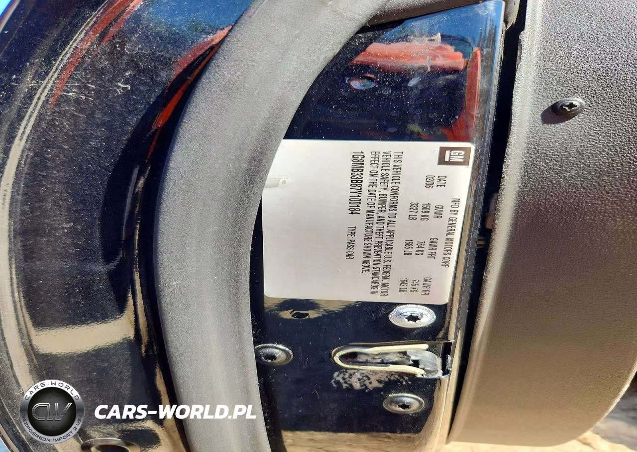 2007 Saturn Sky VIN:1G8MB33B87Y100184 - 12