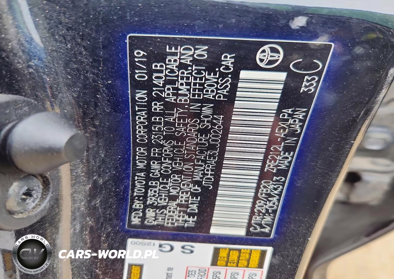 2020 Toyota Corolla Le VIN:JTDHPRAE3LJ002644 - 13